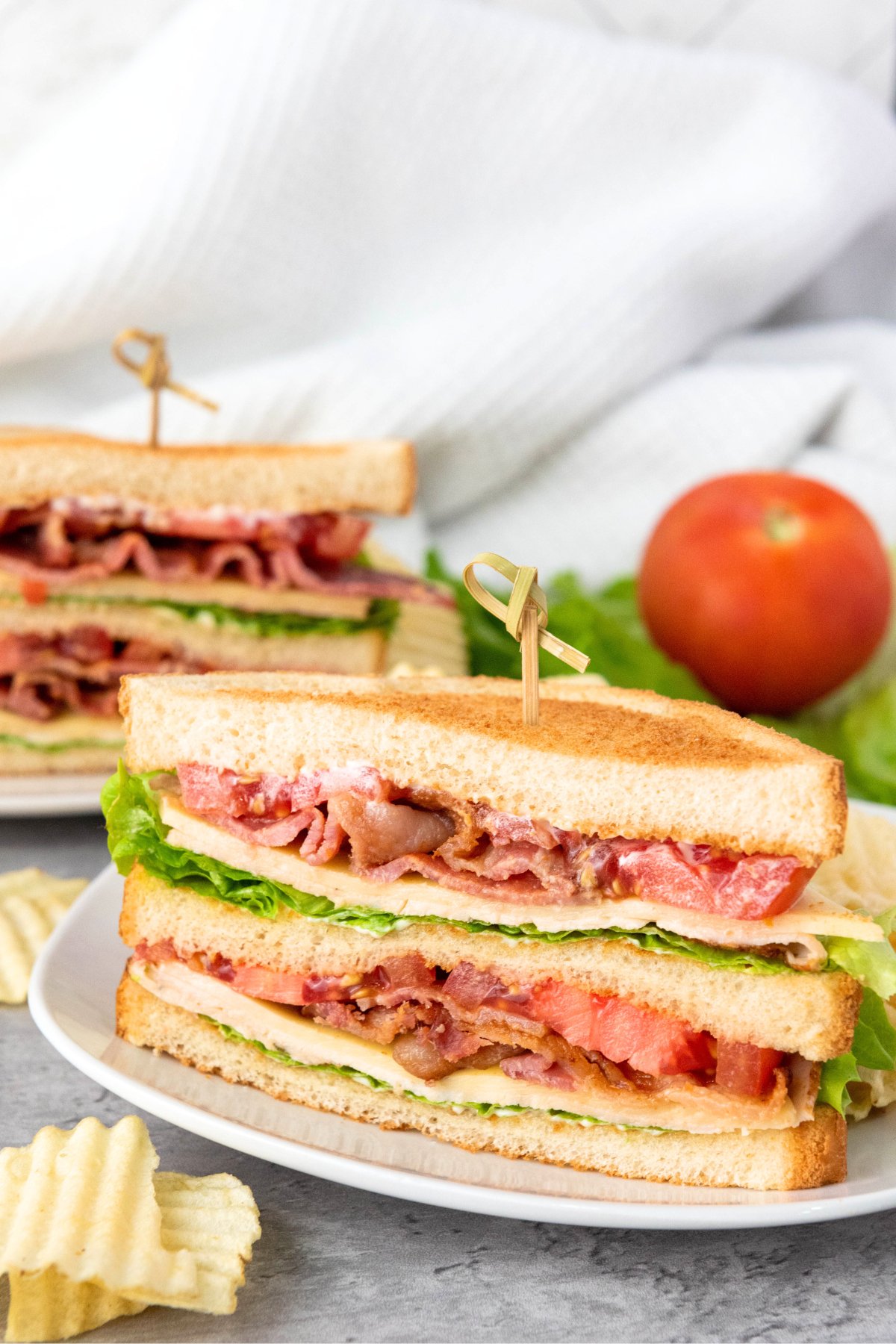 sandwich様4点おまとめページ Chicken Club Sandwiches — Easy Party Eats
